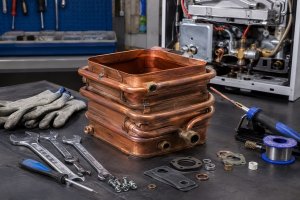 Пайка теплообменника для ремонта газовой колонки для надежной работы