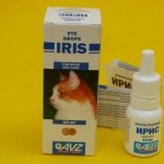 Drops for cats and cats Iris